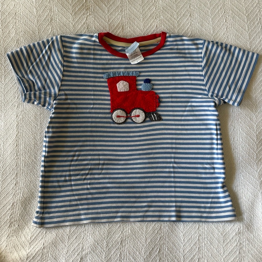 Bella Bliss appliqué tee train